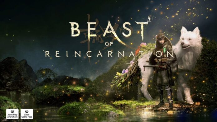 Gameplay screenshot from Beast of Reincarnation, Game Freak's action RPG